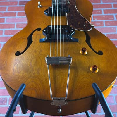 Godin 5th Avenue Jumbo P90 Hollow-Body Electric Guitar - Harvest Gold image 5