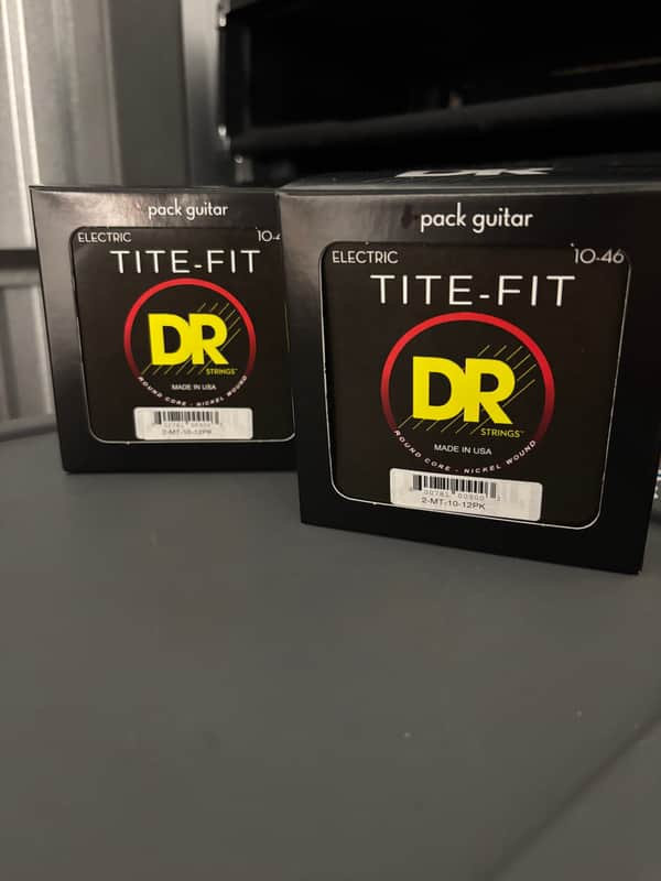 11x packs DR MT-10 Tite Fit Electric Guitar Strings 10-46 image 1