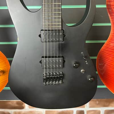 Ibanez RGRTB621 Iron Label Black Flat 2022 Electric Guitar image 5