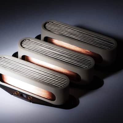 Mersey Guitar Handwound Strat Set - Cream image 2