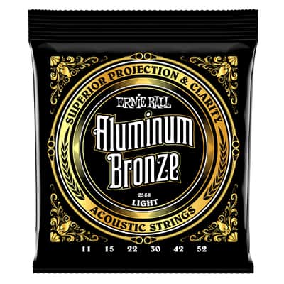 P02568 Light Aluminum Bronze Acoustic Guitar Strings - 11-52 Gauge Bild 1
