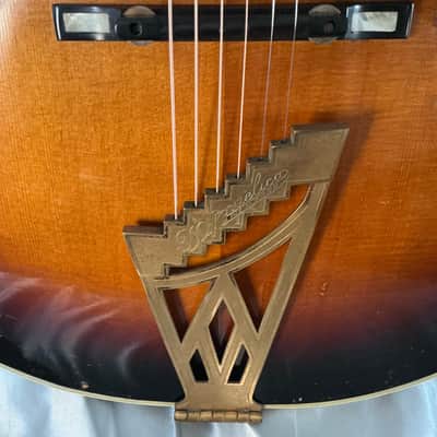 1953 D’Angelico New Yorker Archtop Acoustic Hollowbody Non-Cutaway Guitar Original Sunburst Finish w/Original Hard Shell Case image 23