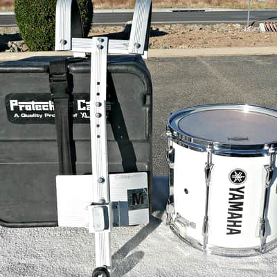 Yamaha 13" x 11" Power-Lite Marching Snare Drum Package w Randall May Carrier + ProTech Hardshell Case - PV Music Drum Shop Inspected Tuned and Tested - Plays / Sounds / Looks Great - Very Good Condition image 2