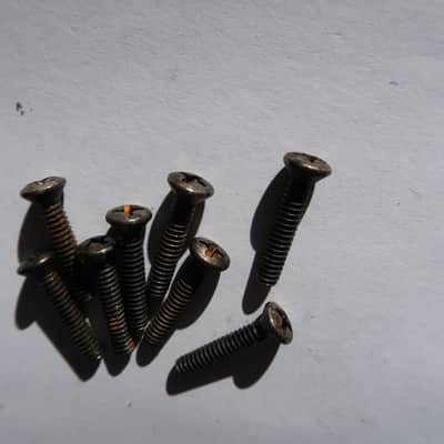 Eight Fender  Stratocaster pickup & Switch Screws relic aged  50's  '60's 71 RI Strat 62 58 image 6