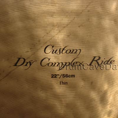 22" Zildjian K Custom Dry Complex Ride THIN 2098 grams - the “Bill Stewart ride" 2004 image 4