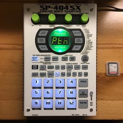 Roland SP-404 SX (CUSTOM! GREEN/WHITE LEDS) 2017 image 1