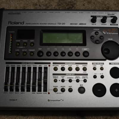Roland TD-20 V-Drums Electronic Percussion Sound Module Needs Repair