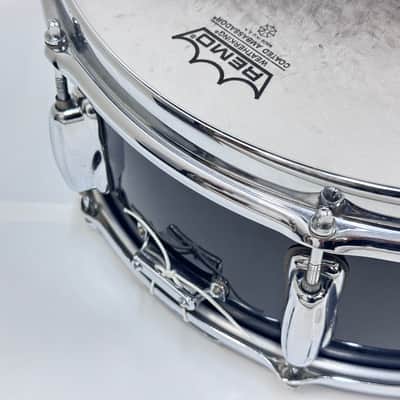 VINTAGE SLINGERLAND #146 5Ply Wood Snare Drum 14"x 5.5" Maple & Poplar / Black Wrap image 4