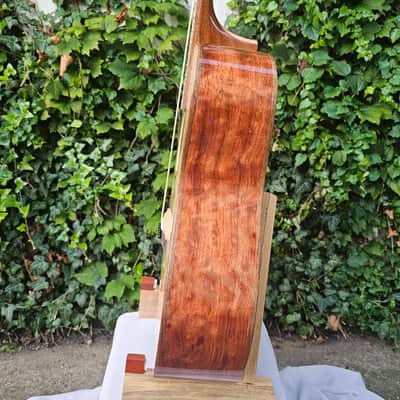 Wilhelm Guitars Quilted Bubinga Handmade Dreadnought Acoustic Guitar image 13