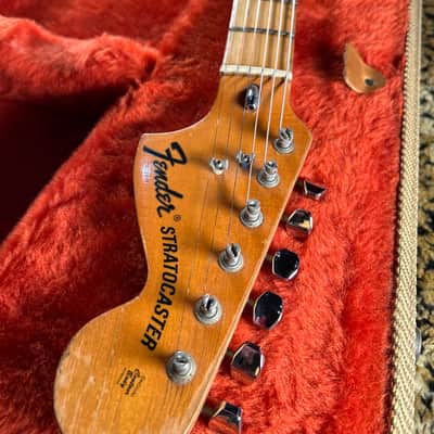 Fender Stratocaster with 3-Bolt Neck, Maple Fretboard 1971 - 1977 - Olympic White image 15