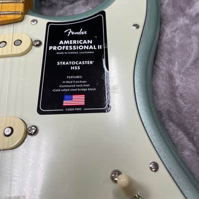 Fender Am. Pro II Strat HSS - Mystic Surf Green image 5