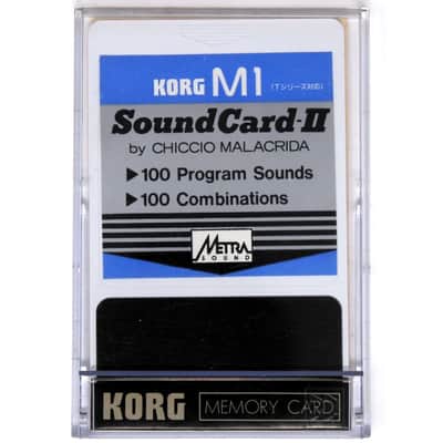 Korg M1 Metra Sound Sound Card II ROM Card Korg M1 & M1R M1-R Chiccio Malacrida