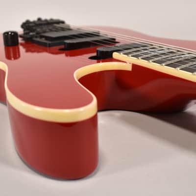 1987 Jackson USA Custom Neck-Thru Telly Style Red Vintage Electric Guitar w/OHSC image 5