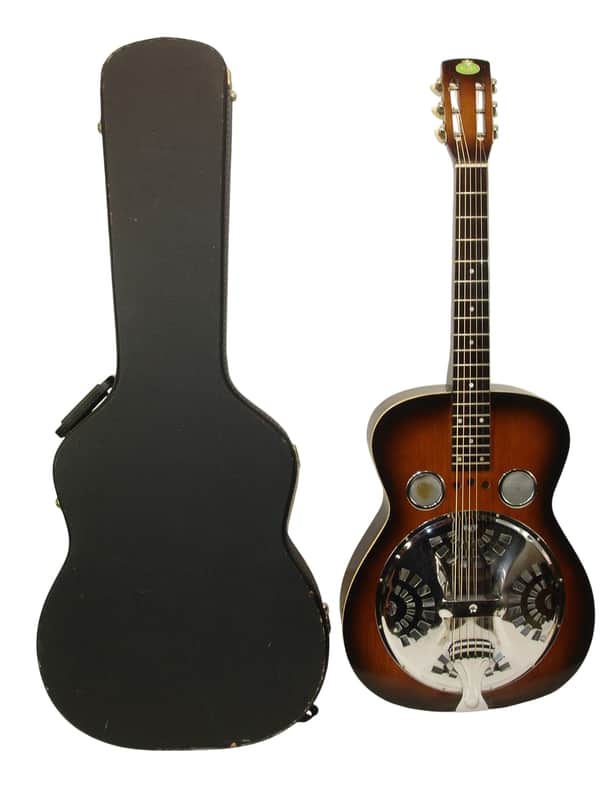 Regal RD-40 Square Neck Resophonic Guitar, Vintage Sunburst w/ Case image 1