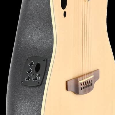 Applause Applause E-Acoustic Guitar AE44-4S, MS, Cutaway, Mid Depth 2020s - Natural Satin image 6