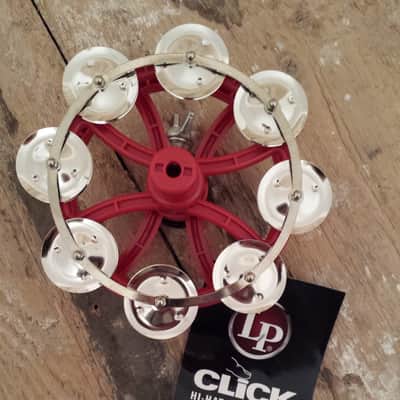 Latin Percussion LP193 Click Hi-Hat Tambourine with Steel Jingles image 1