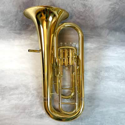 Unbranded 4 Valve Euphonium (Yamaha YEP-321 Copy) W/ Case Plays Great + See demo image 11