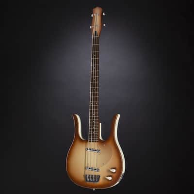 Danelectro 58 Longhorn Bass Copper Burst - 4-String Electric Bass image 10
