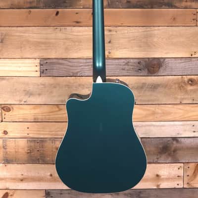 Ibanez ALT30 Acoustic/Electric Guitar Jungle Green Metallic image 5