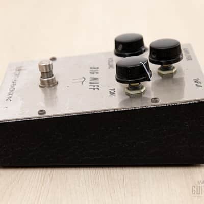 1972 Electro Harmonix Big Muff Triangle V1 Vintage Fuzz Guitar Effects Pedal, Fairchild FS3699 Transistors image 5
