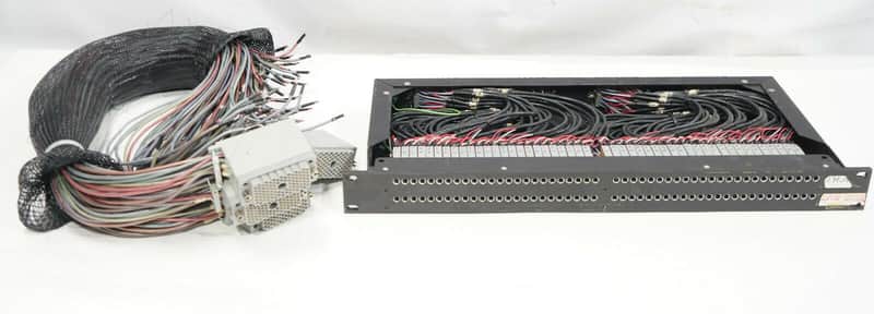 Audio Accessories 96-Point TT 3-Pin to Edac Patch Bay with Edac Cables - Nice! image 1