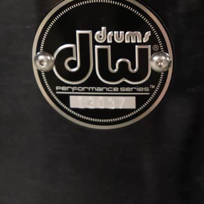 DW Performance Black Lacquer 5pc Drum Kit Set 22,16,12,10,8" image 3