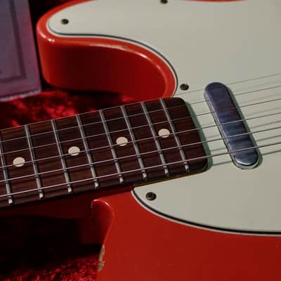 Fender CUSTOM SHOP Limited Edition 1960 Telecaster Relic 2009 - fiesta red image 5