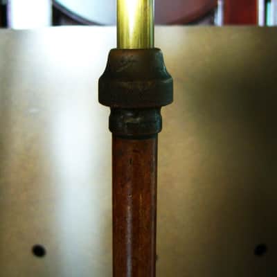 Vintage RARE 1920's brass model microphone floor stand Atlas Shure Electro Voice RCA image 7