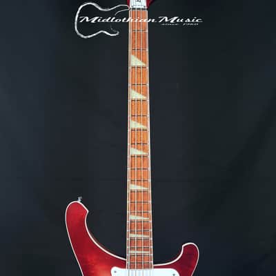 Rickenbacker - 1999 4003 4-String Stereo Bass Guitar - Fireglo Gloss Finish w/Original Case USED image 3