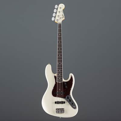 Fender American Vintage II 1966 Jazz Bass RW Olympic White - 4-String Electric Bass image 2