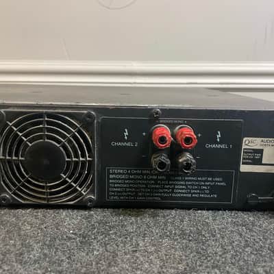 QSC MX1500a Stereo Power Amplifier 1990s - Black image 6