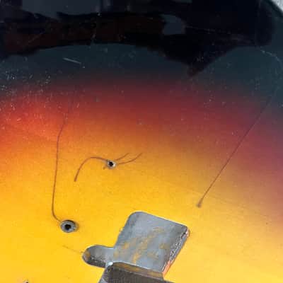 Vintage 1960’s Framus Strato BASS Guitar body image 3