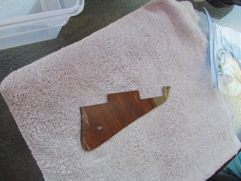Chrome Plated Les Paul Pickguard Fits Gibson Les Paul Standard Unlabeled Gibson Style Les Paul Pickguard Chrome Les Paul Pickguard Cool! image 1