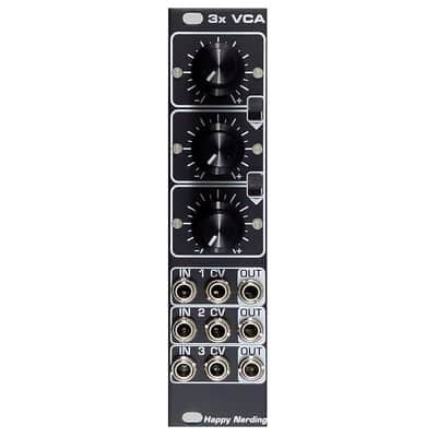 Happy Nerding 3xVCA Eurorack VCA Module (Black) image 4