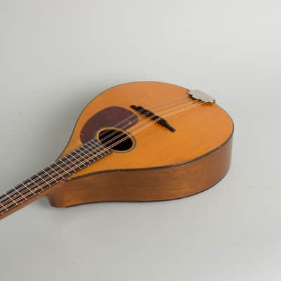 C. F. Martin  Style A Flat Back Mandolin (1949), ser. #A-19298, original brown chipboard case. image 7