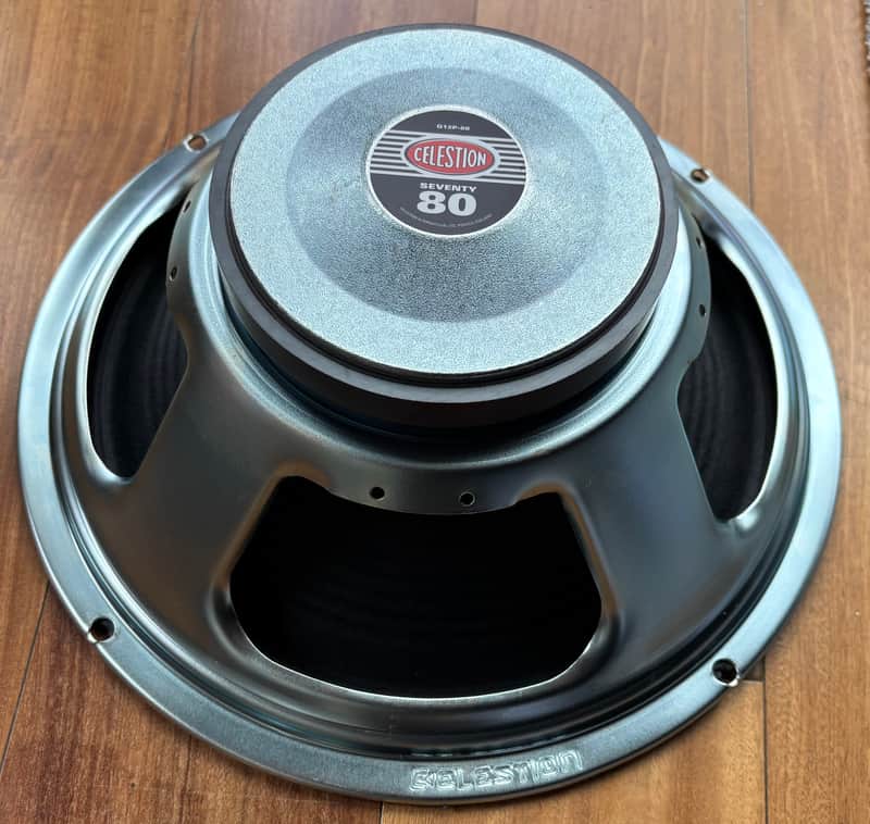 Celestion G12P-80 Seventy 80 12" 80-Watt 8ohm Guitar Amp Speaker 2020s - Silver image 1