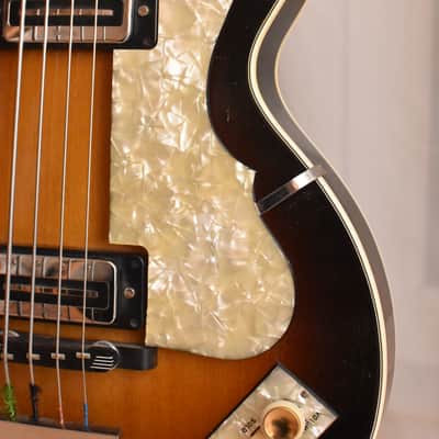 Höfner 500/2 Club Bass – 1967 German Vintage Blade Pickup Bass image 7