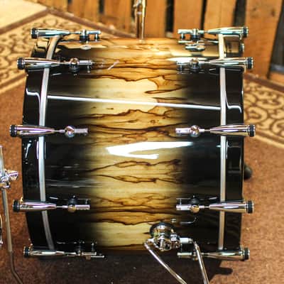 Sonor SQ2 Medium Beech Black Burst African Marble Drum Set - 22,10,12,14,16 Bild 2