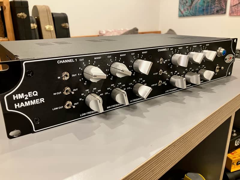 A-Designs Audio HM2EQ Hammer Dual Channel Tube EQ 2000s - Black image 1