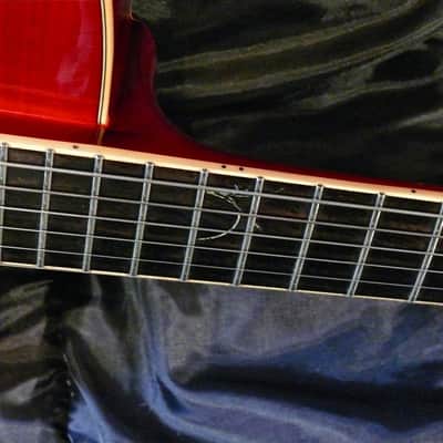Peerless Lee Archtop Guitar w/ Fitted Case 2008 Ruby Red image 6