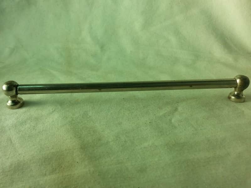 *Leedy Tube Lug Nickel Bass Marching Snare Tenor Tom Drum 7 3/16"USA Vintage 20s image 1