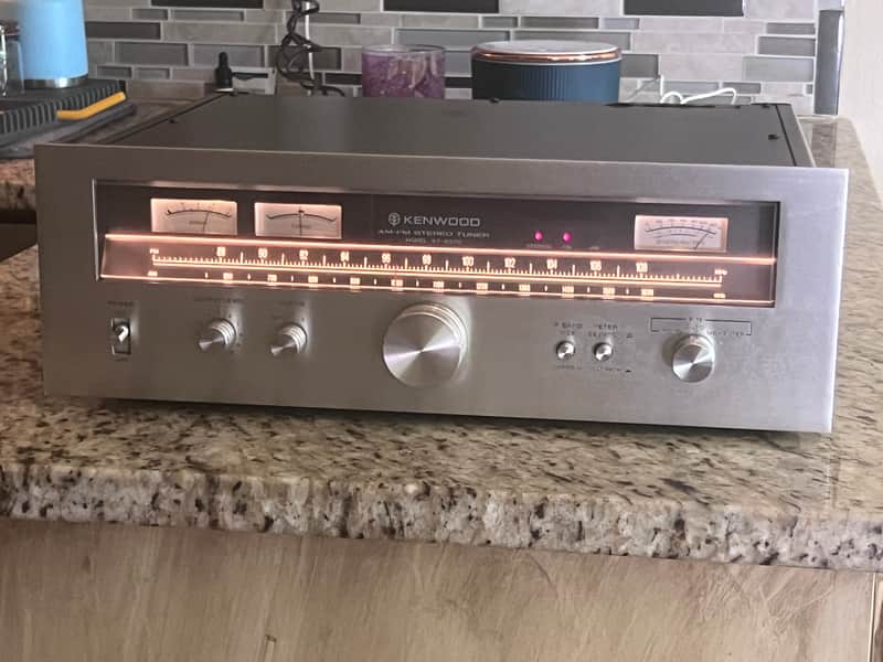 Vintage Kenwood KT-8300 6 Gang Tuner-Cleaned-Tested-Nice image 1