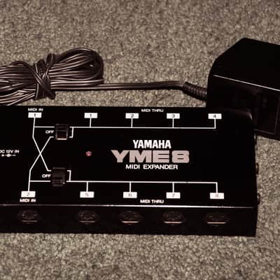 Yamaha YME8 MIDI Expander 2 in x 8 out 1985 Black image 1