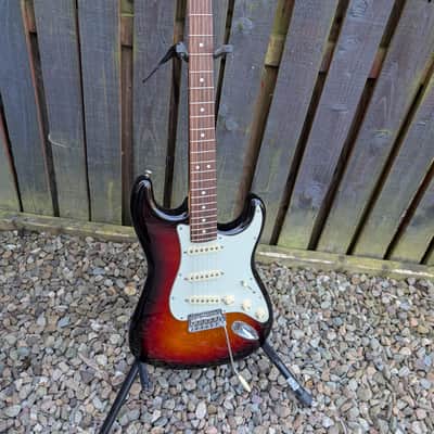 Fender USA Professional Stratocaster 3-Color Sunburst with upgraded locking tuners image 1