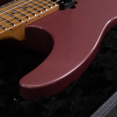 Suhr Modern Custom Firehouse Guitars Exclusive Electric Guitar, Roasted Maple Fingerboard, Burgundy Mist image 6