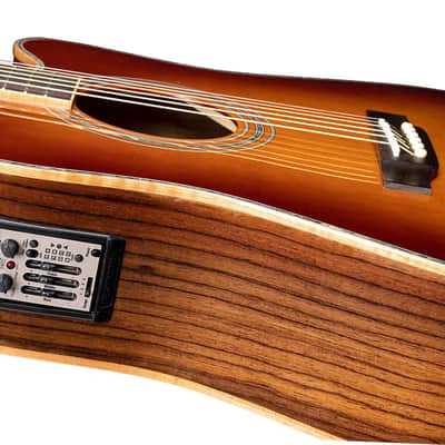 Zager ZAD900CE Solid Spruce/Rosewood Acoustic Electric AURA Pro Series 50th Anniversary Tobacco Sunburst image 15