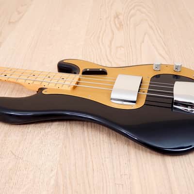 1983 Fender Precision Bass '57 Vintage Reissue Fullerton Black Over Fiesta Red 100% Original w/ohc image 11