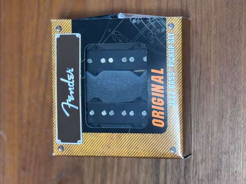 Fender 099-2123-000 Original Jazz Bass Pickup Set 2010s - Black image 1
