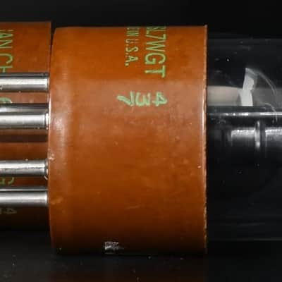 2×1940’sJAN-CHS 6SL7WGT Sylvania Square Getter USA Made Amplitrex Tested Tube image 11