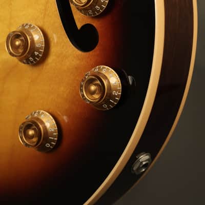 2018 Gibson Custom Shop ES-339 Antique Vintage Sunburst w/ OX4 PAF humbuckers image 7
